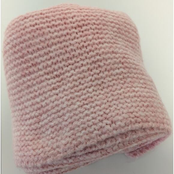Rachel Parcell Cozy Blush Pink Knit Scarf Wrap - Picture 5 of 10
